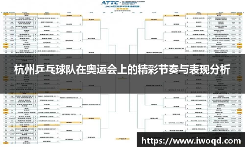杭州乒乓球队在奥运会上的精彩节奏与表现分析